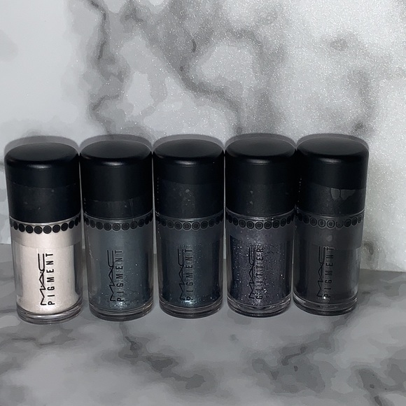 MAC Silver & Blue Objects of Affection PIGMENT & GLITTER SET - Picture 5 of 13